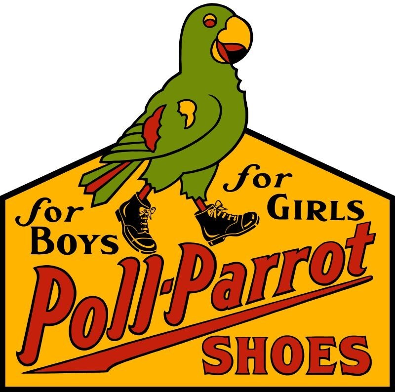 Poll Parrot Shoes for Boys & Girls NEW Sign 40\