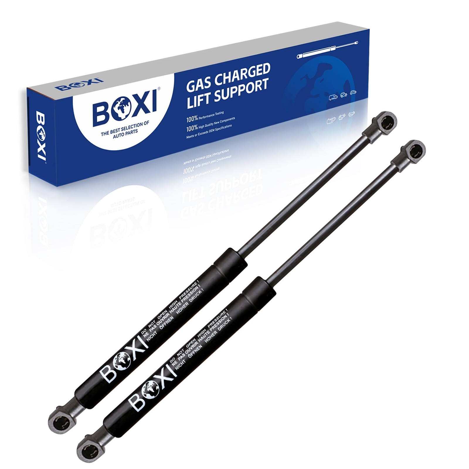 BOXI 2pcs Liftgate Gas Charged Lift Supports for BMW X3 E83 2004-2010 Replaces