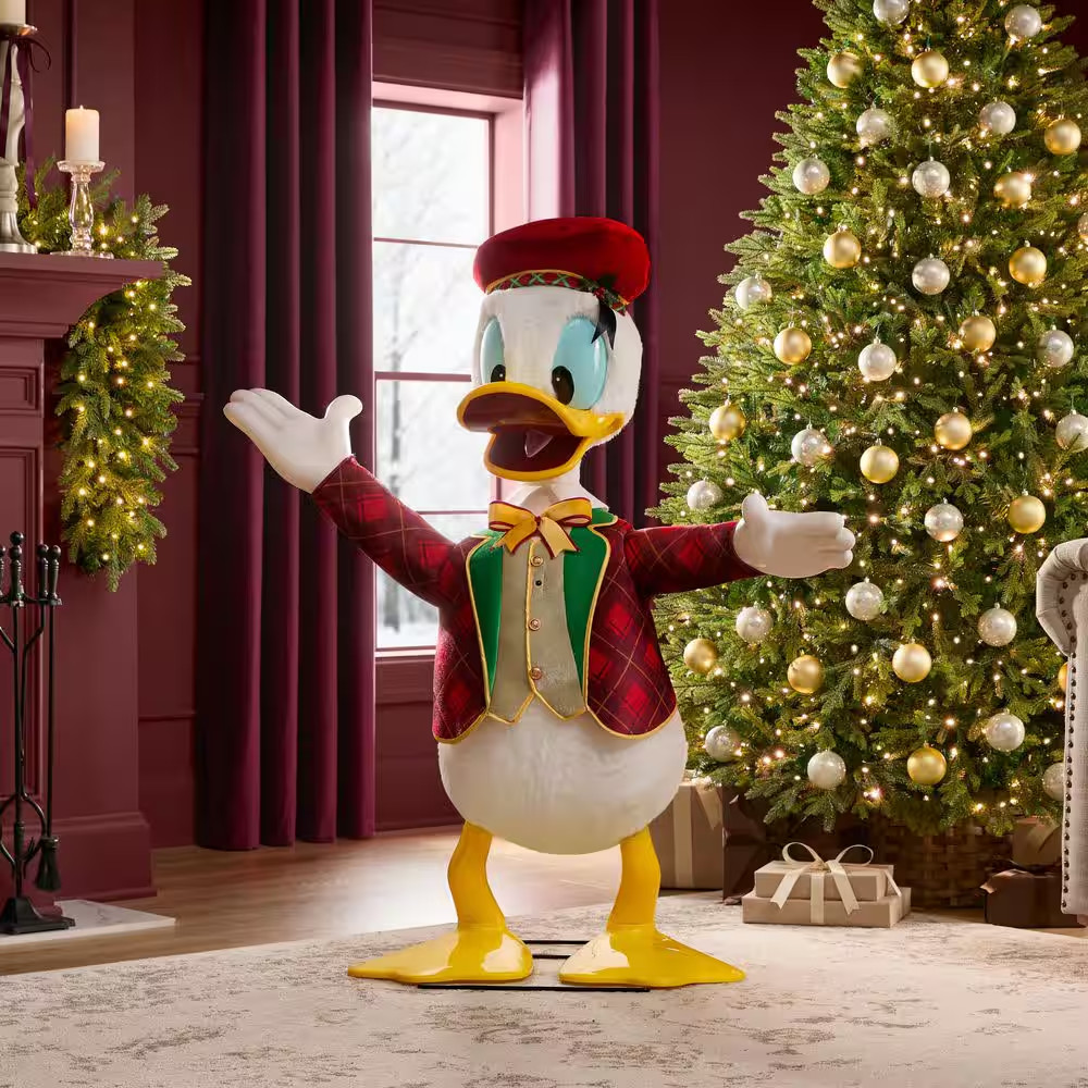 4 FT Animated Interactive Donald Duck Holiday Decoration