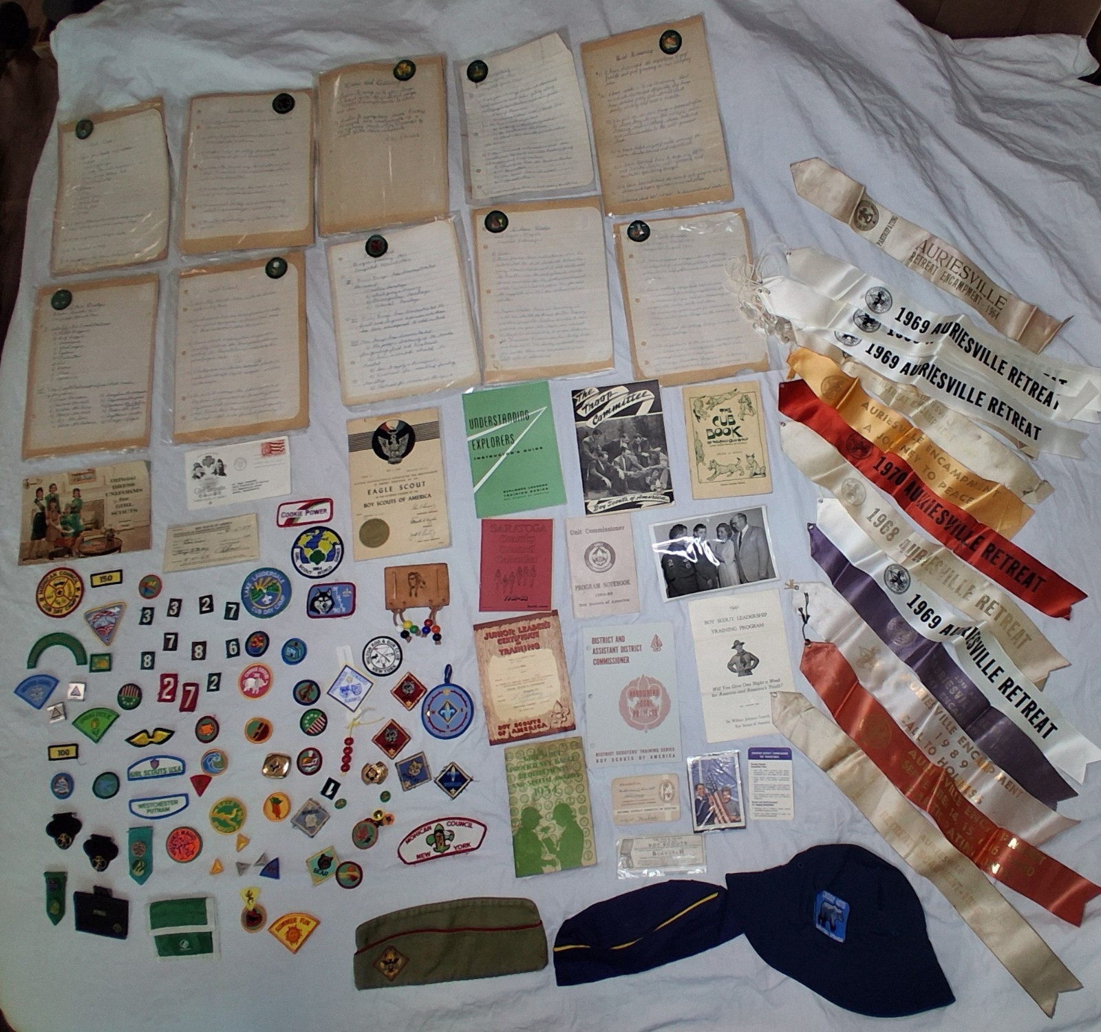 Vintage 1930s & After Huge Boy/Girl Scouts Lot  Patches,Pins,Ephemera 100+ Items