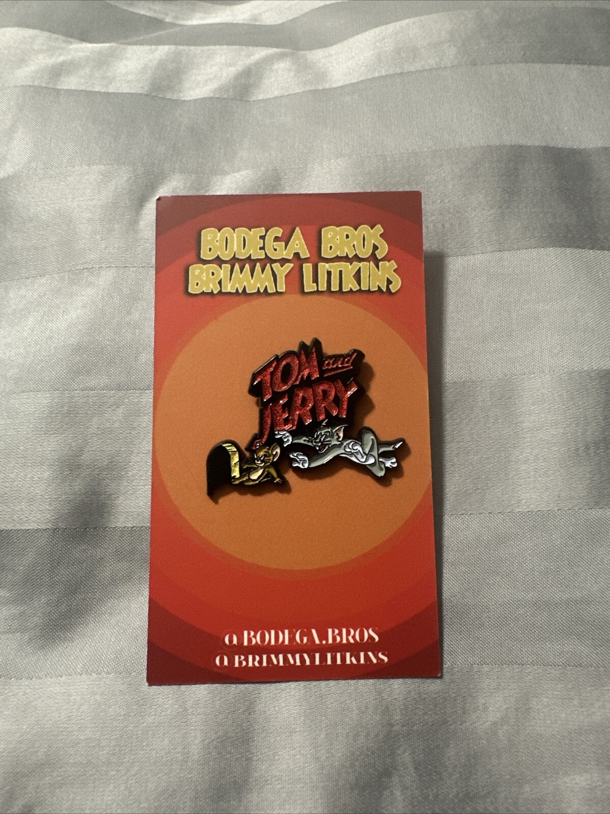 Bodega Bros Sliding Tom & Jerry Pin