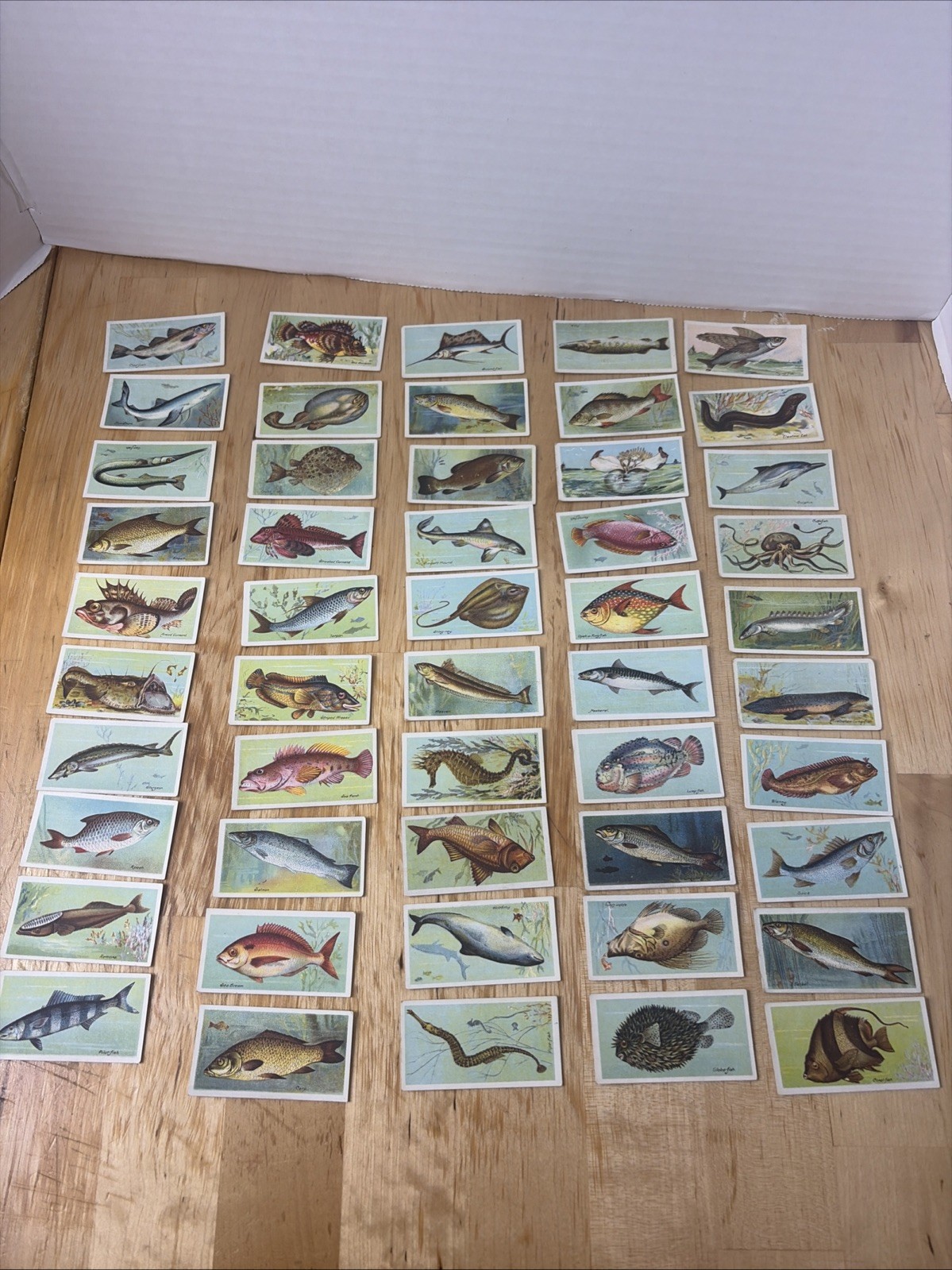 1923 IMPERIAL TABACCO CANADA “FISHS OF THE WORLD “ Cigarette Cards 50/50