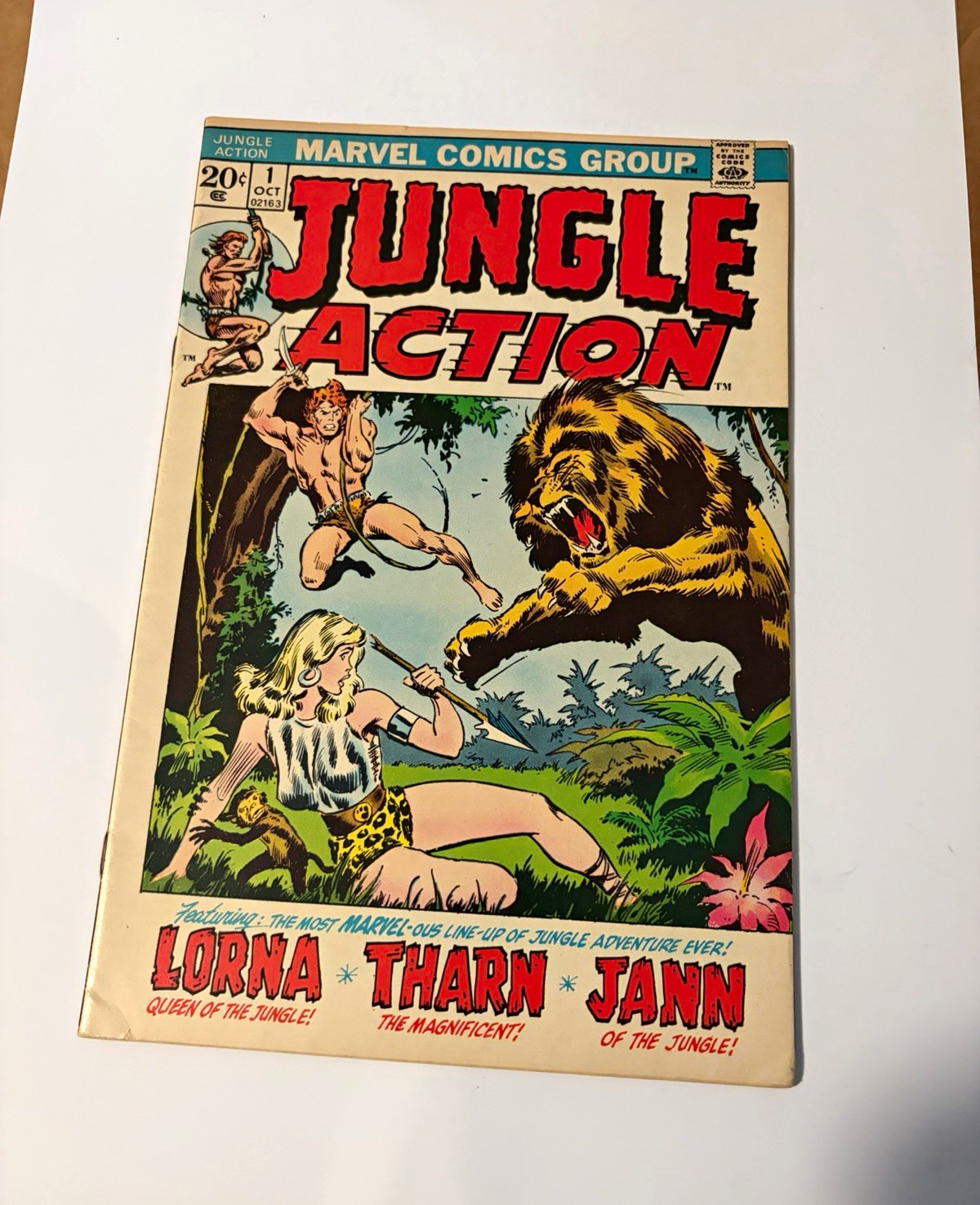 Jungle Action #1 (Marvel Comics Group Oct 1972) Roy Thomas Bronze Age