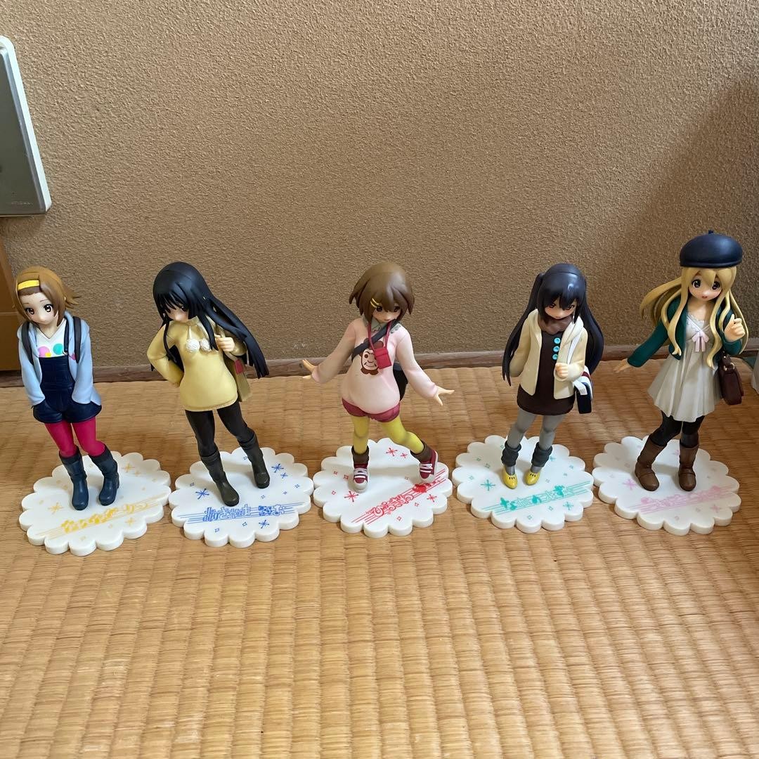K-On Movie Figure Set of 5 Authentic Collectible Anime Figures Japan