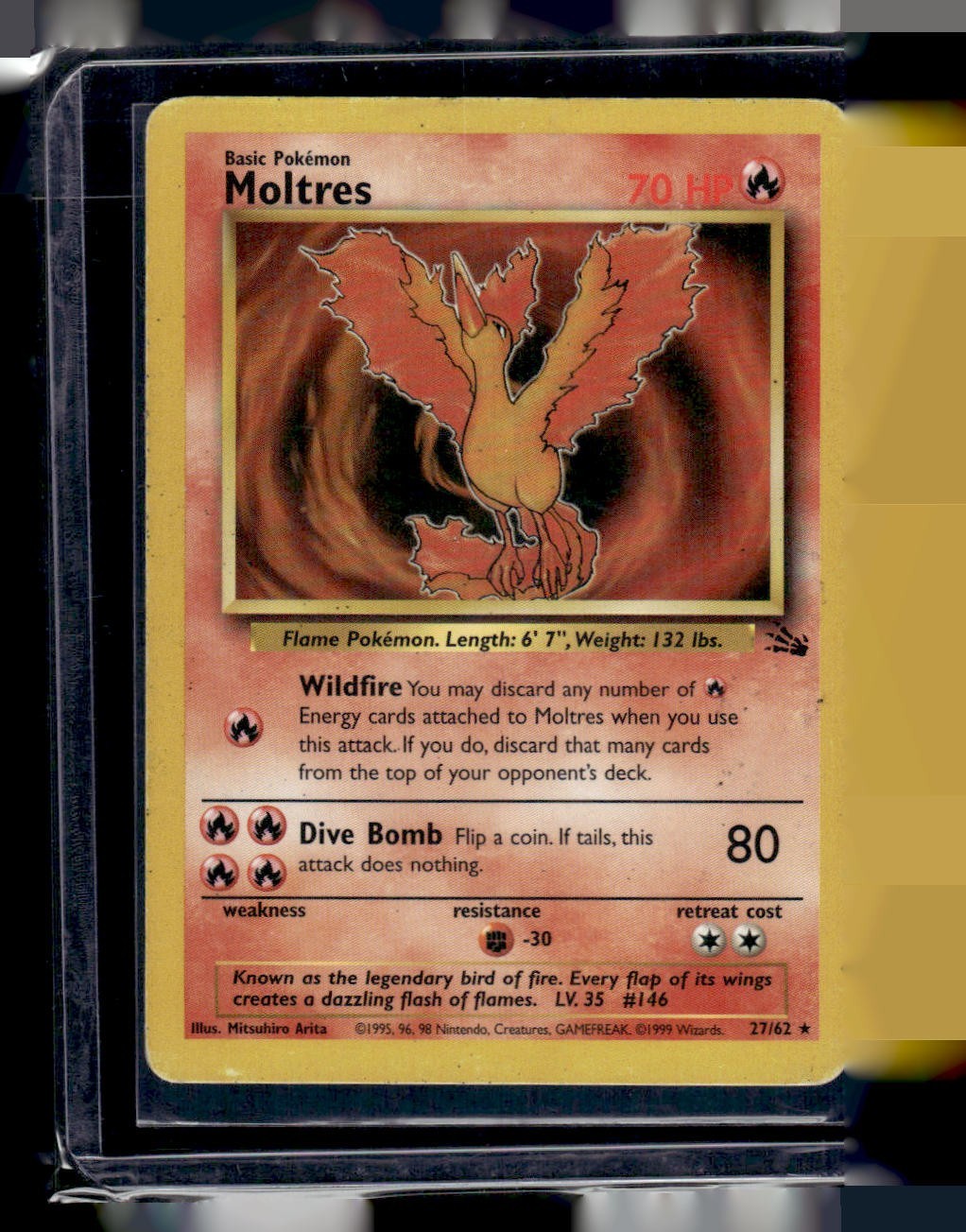 Pokemon TCG Moltres - Base Set 27/62