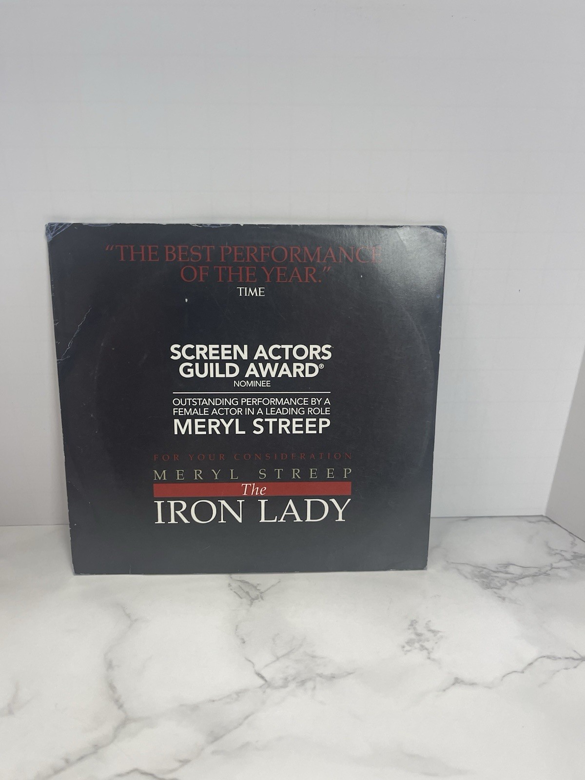 RARE The Iron Lady Meryl Streep 2011 Time Warner FYC Academy Award Viewer DVD  