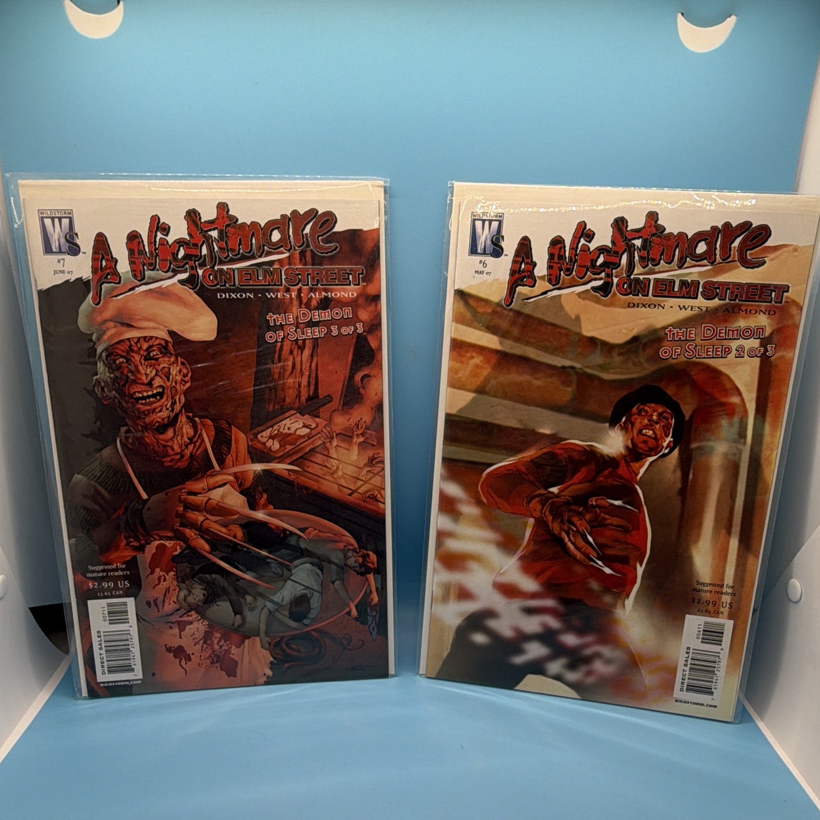 A Nightmare on Elm Street #6 #7 Lot 2007 WildStorm Freddy Krueger Horror