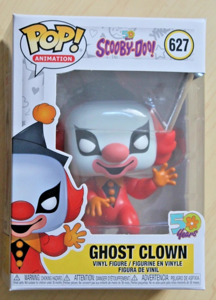 Funko Animation Scooby Doo Ghost Clown Pop #627 -10-17-46