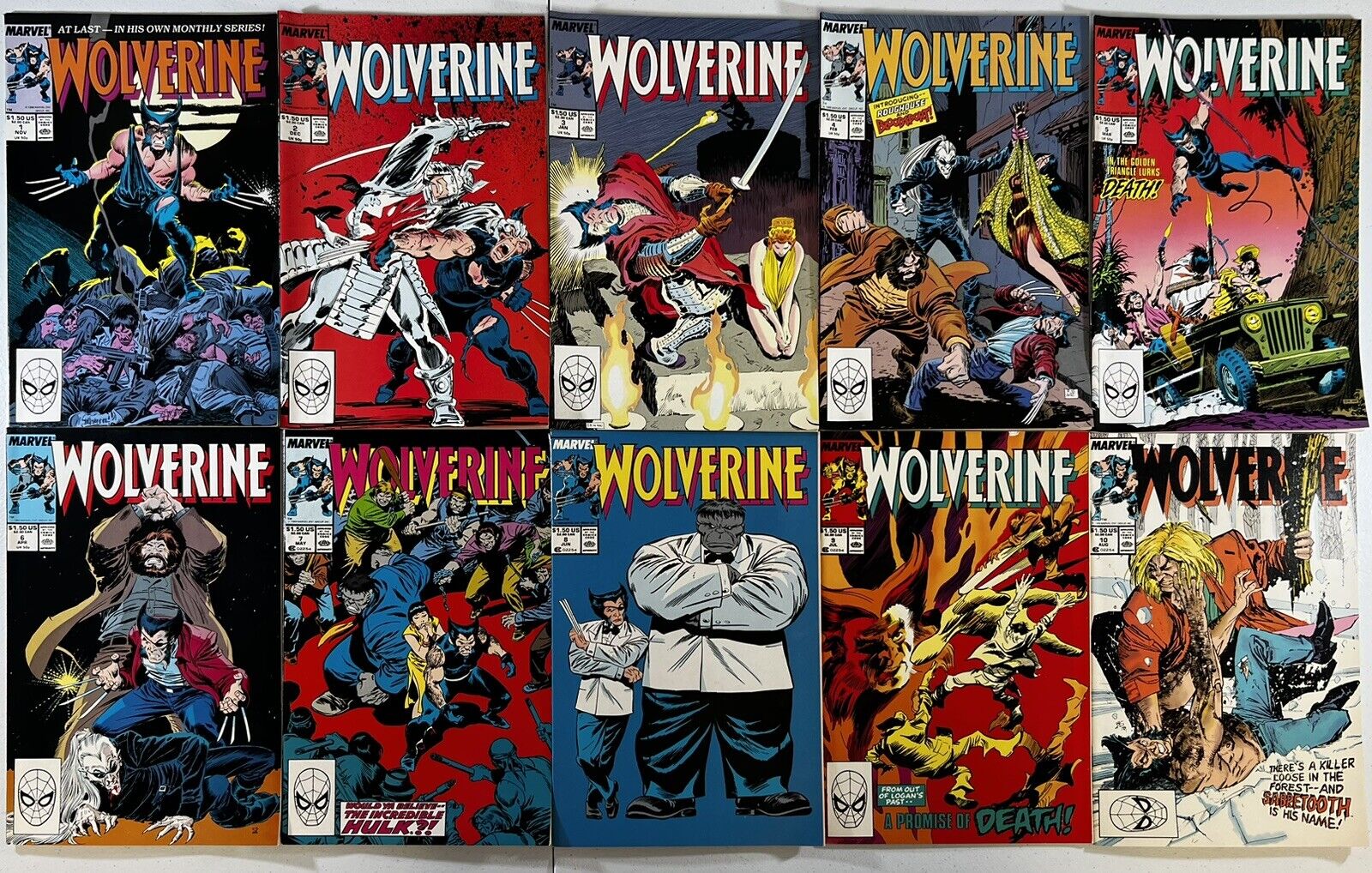 Wolverine #1-189 Full Run Marvel 1988 Lot of 189 NM/M 9.8