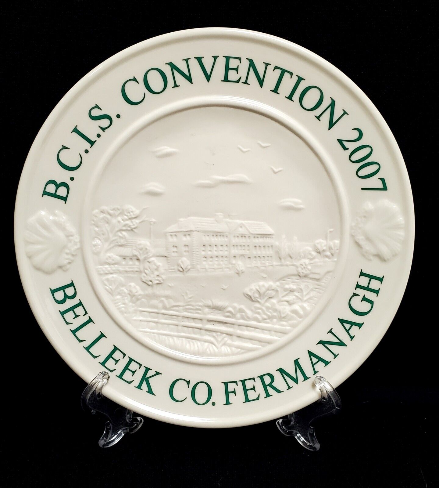 B.C.I.S. Convention 2007 Belleek Co. Fermanagh plate
