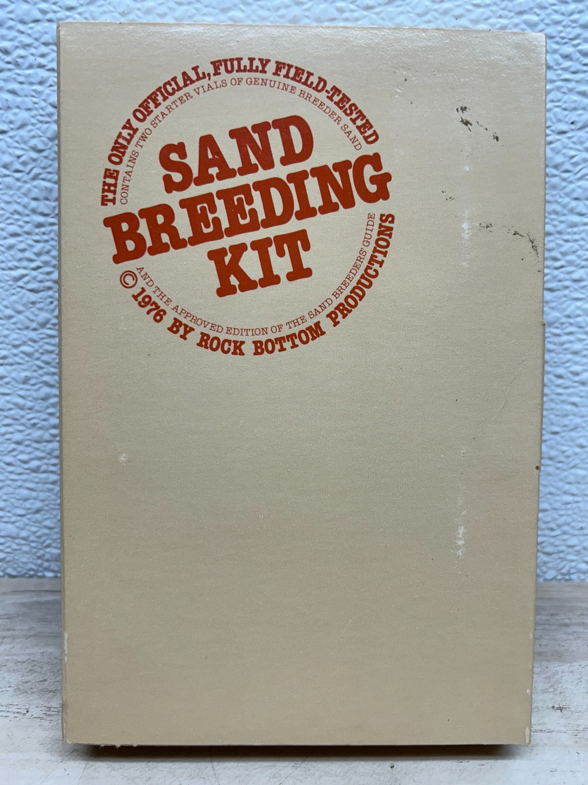 Vtg 1970s Gary Dahl Rock Bottom Productions Send Breeding Kit Novelty Gift Toy