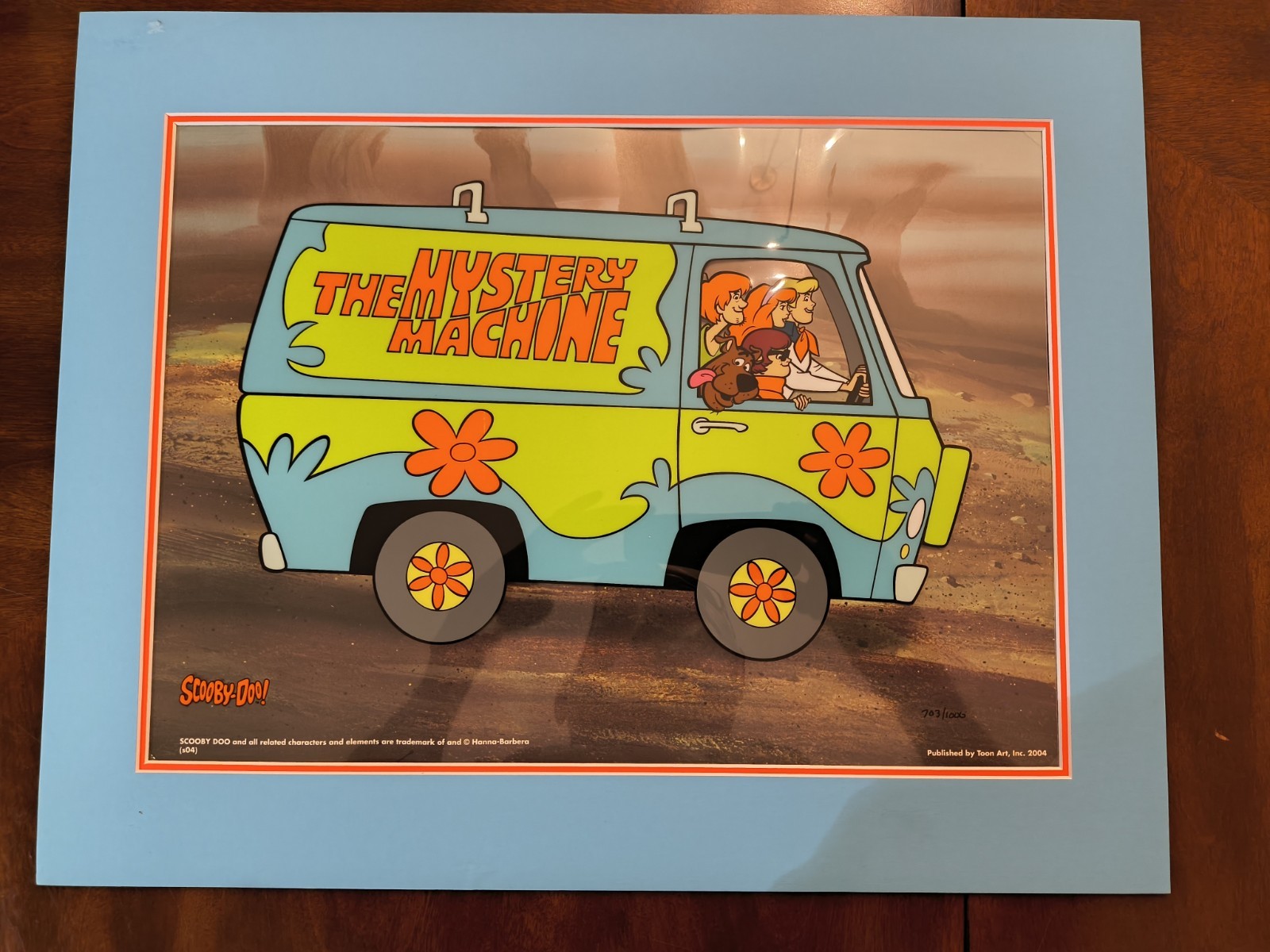 Scooby-Doo Animation Cell - Mystery Machine In The Gang - 2004