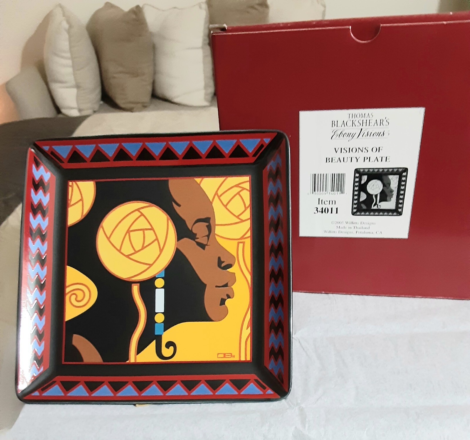 Thomas Blackshear\'s Ebony Visions Visions of Beauty Plate Willitts Designs 👍🔥