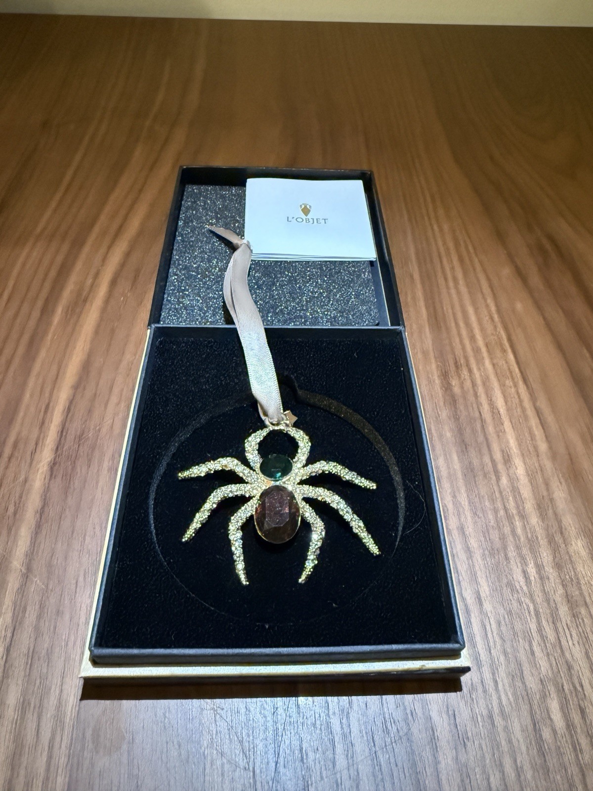 L Objet Spider Ornament 