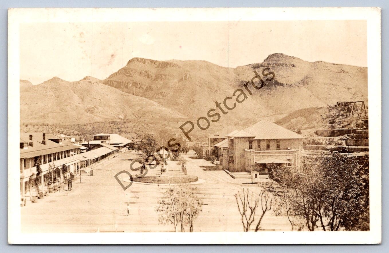 K70/ Interesting RPPC Postcard c1920 Nacozari de Garcia Mexico Buildings 38