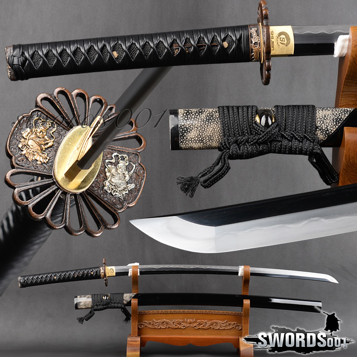 Top Graded Japanese Samurai Katana Sword Clay Tempered Folded Steel Kobuse Blade