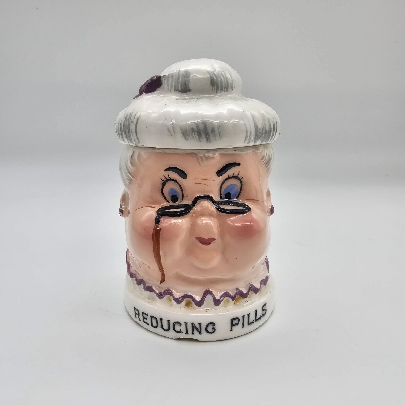 Vintage Midcentury Reducing Pills Canister -  1960 The Shafford Company