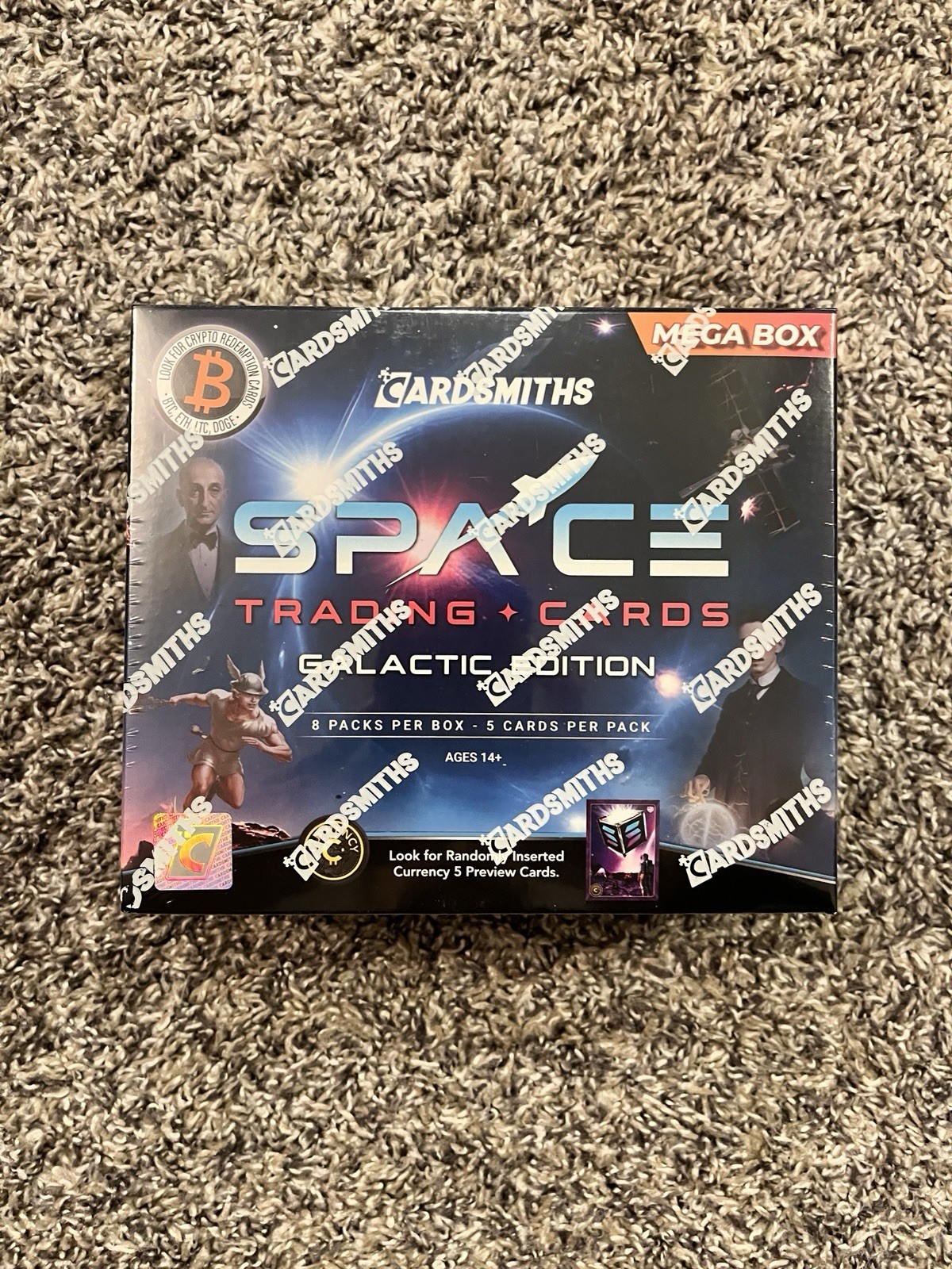 Cardsmiths Space Galactic Edition Trading Cards Mega Box - Factory Sealed