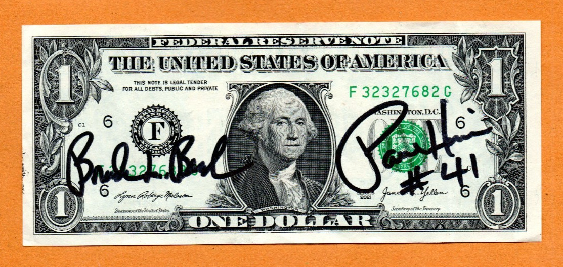 $1 Dollar Banknote Signed 2026 Brandon Beach Treasurer + Paul Hollis US Mint