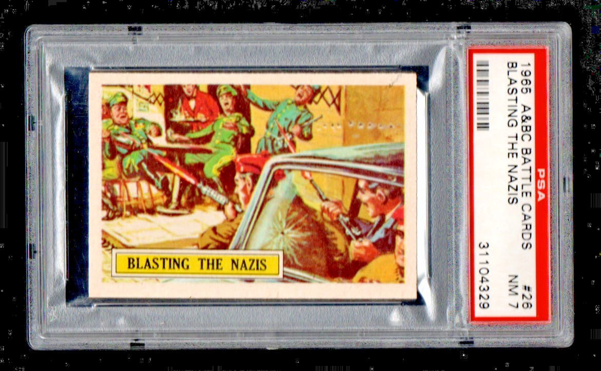 1965 A&BC Battle #26 Blasting The Nazis PSA 7