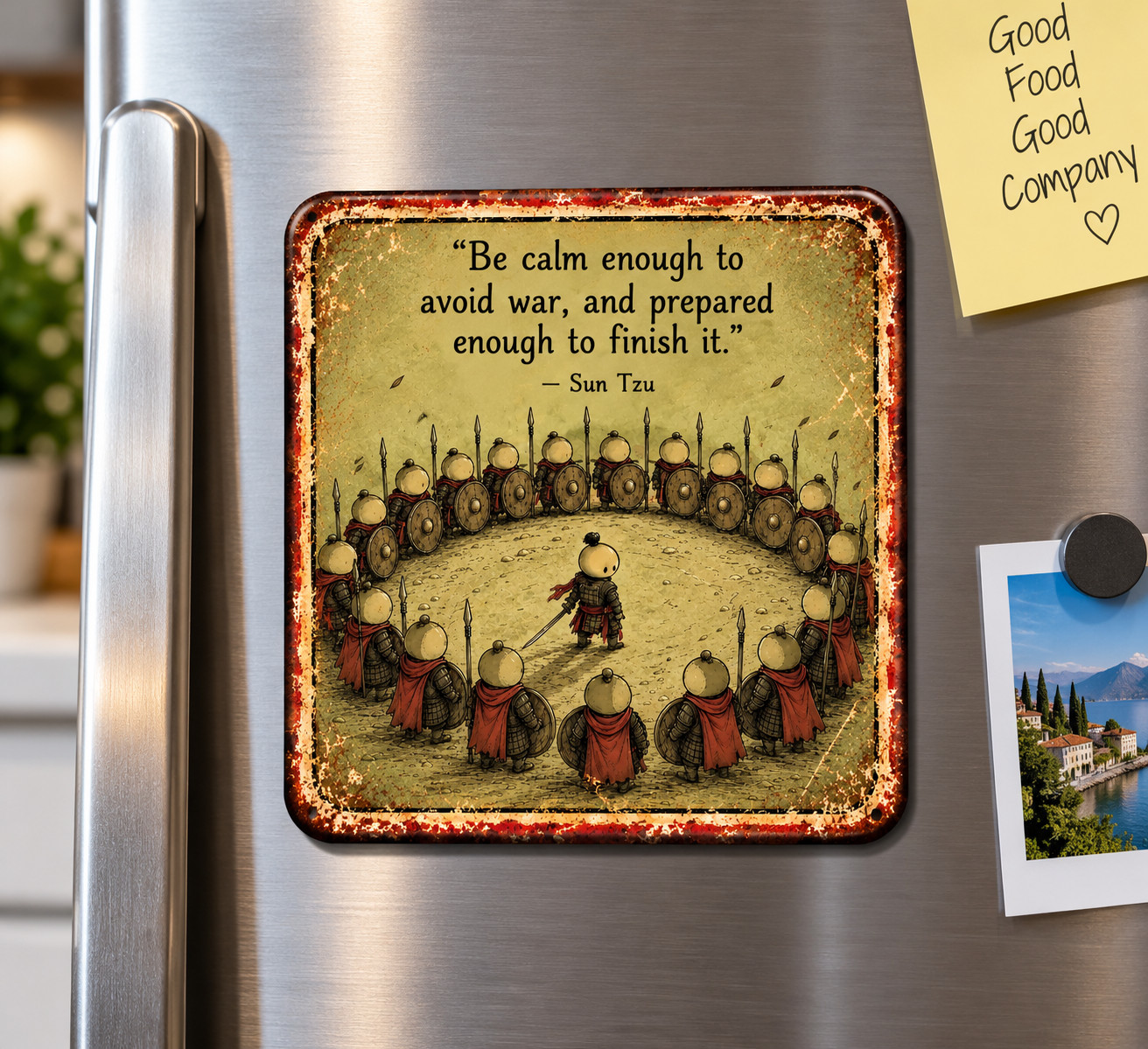 Motivational Quote Fridge Magnet Vintage Retro Inspirational Wisdom Gift Decor