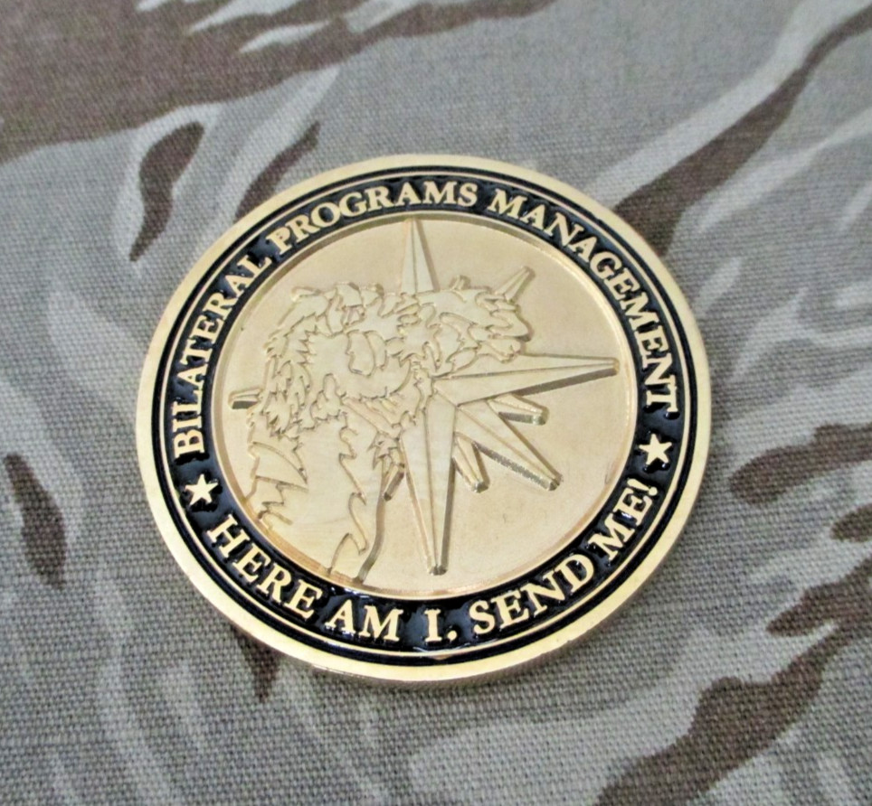 US Embassy Riyadh Saudi Arabia Bilateral Programs SEND ME Challenge Coin