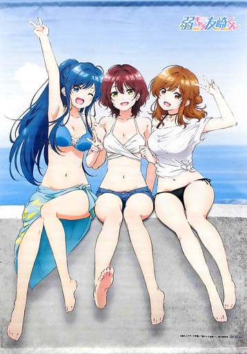 Aoi Hinami & Minami Nanami & Yu Suzuki B2 Tapestry Weak Character Japan
