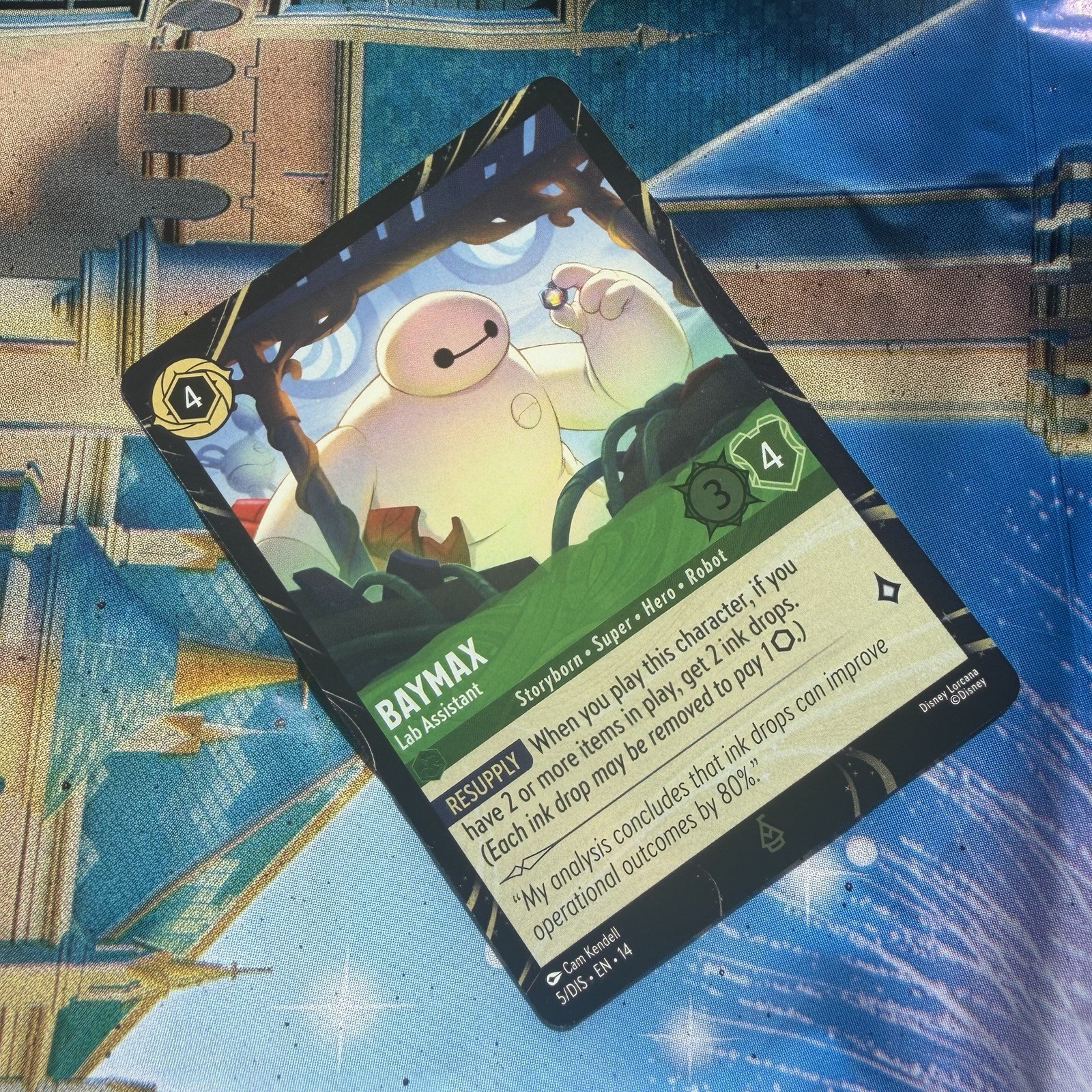 Disney Parks Lorcana 2026 Big Hero 6 Baymax Lab Assistant Park Promo Card New Disney Parks Lorcana 2026 Big Hero 6 Baymax Lab Assistant Park Promo Card New