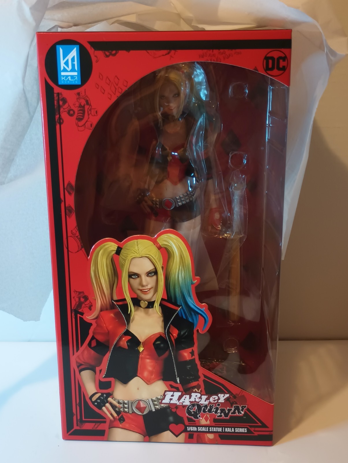 DC Comics Kotobukiya Kala Series Harley Quinn 1/6th Scale PVC Statue New Sealed DC Comics Kotobukiya Kala Series Harley Quinn 1/6th Scale PVC Statue New Sealed