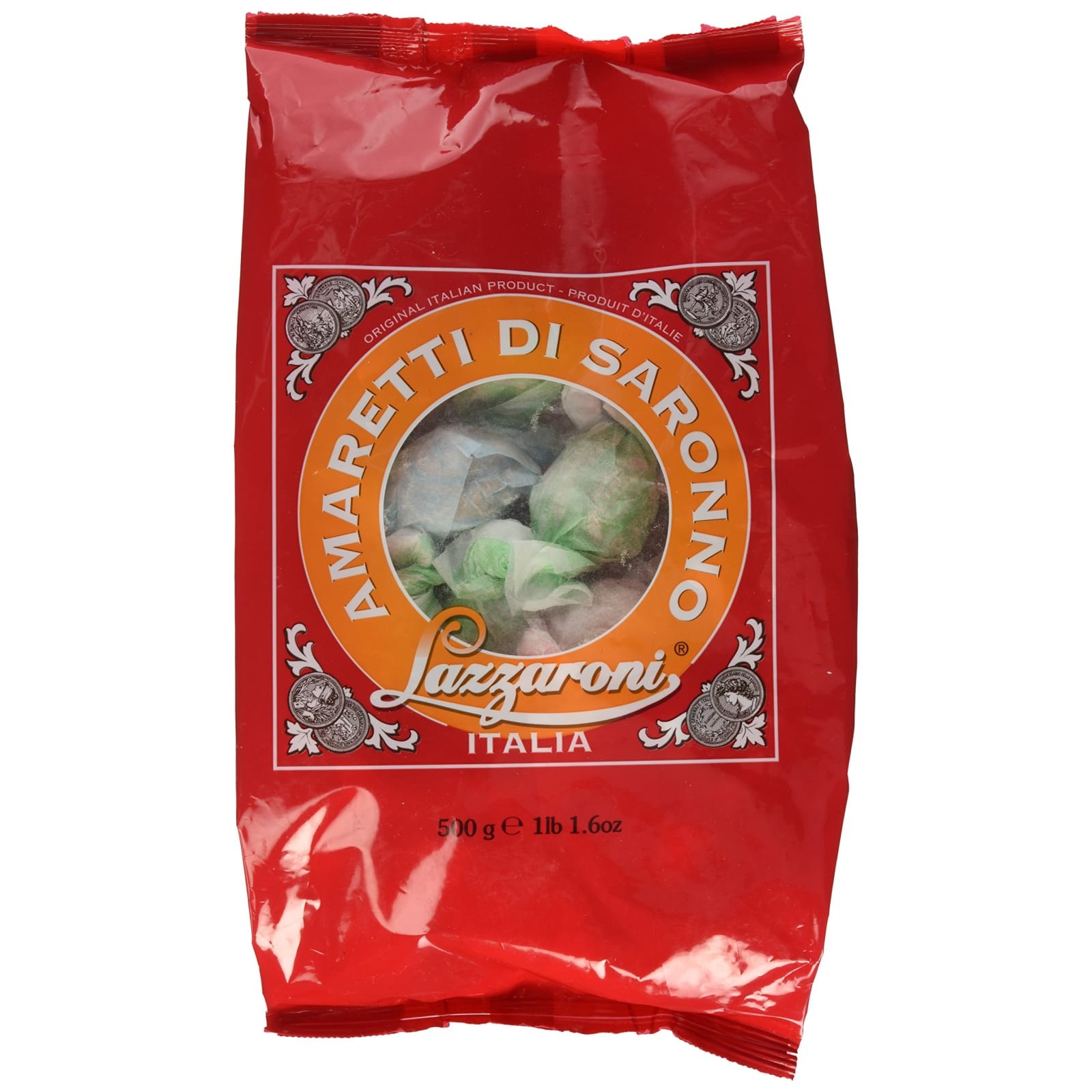 Lazzaroni Amaretti di Saronno Classic Cookies Refill Bag 17.6 Ounce