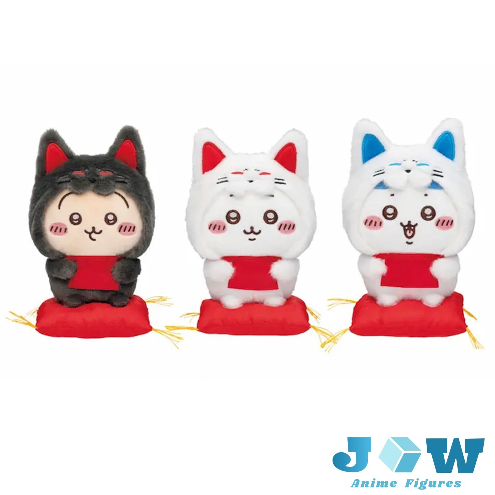 Chiikawa Mogumogu Honpo Fushimi Inari Limited Plush – Set of 3 Chiikawa Mogumogu Honpo Fushimi Inari Limited Plush – Set of 3