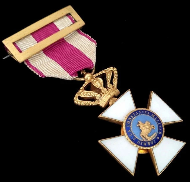 Spain Spanish Military Order of St Hermenegildo Medal 4cl – Alfonso XIII era