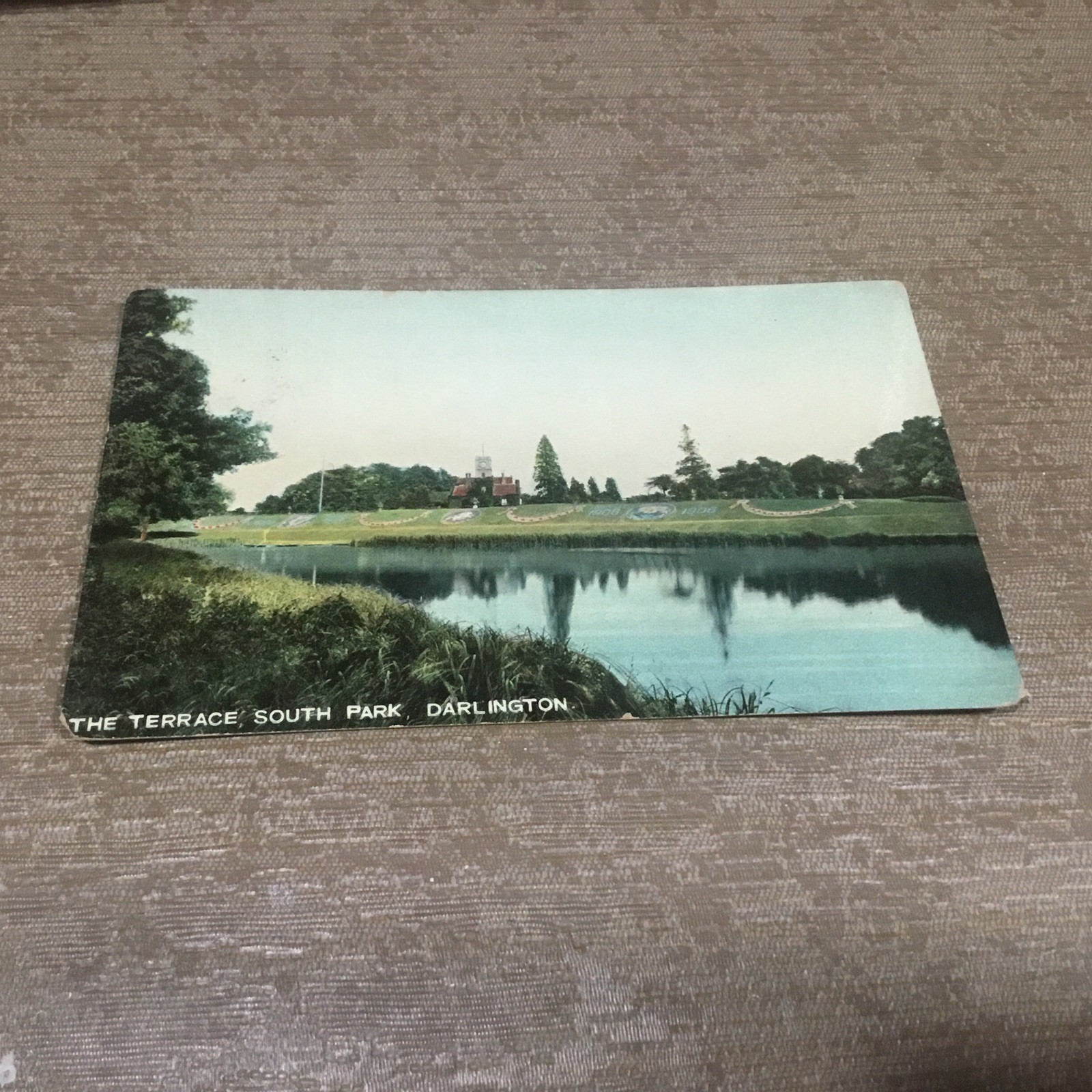 1909 Darlington SC Postcard South Carolina The Terrace South Park