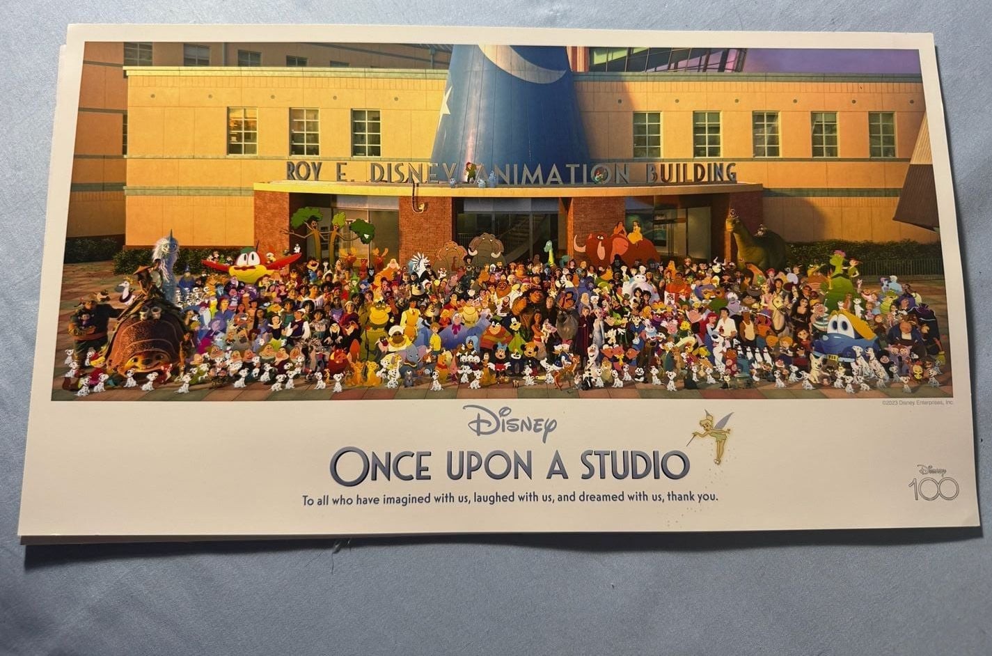 Disney Once Upon A Studio Lithograph Poster Print Disney Once Upon A Studio Lithograph Poster Print