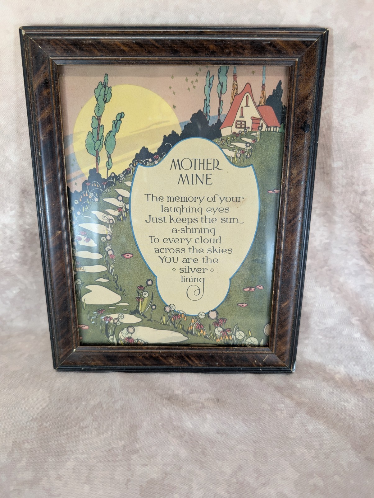 Vintage Framed Poem 