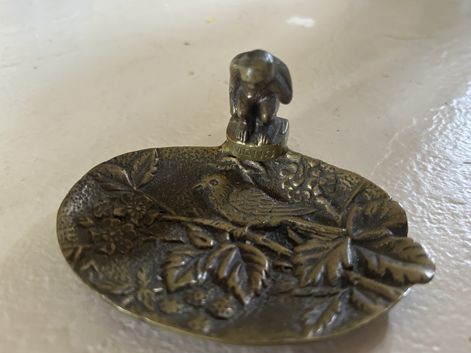 Vintage Brass Ashtray