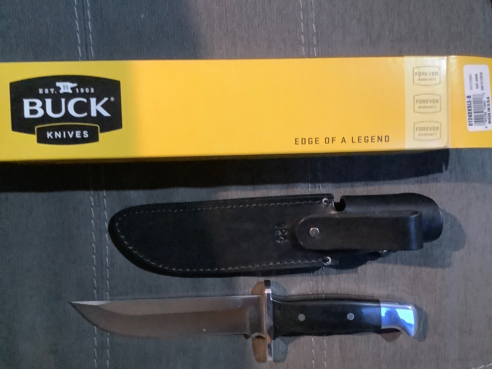 Buck Knives 124 Frontiersman 0124BKSLE-B, 420HC Blade, Micarta Handle Buck Knives 124 Frontiersman 0124BKSLE-B, 420HC Blade, Micarta Handle