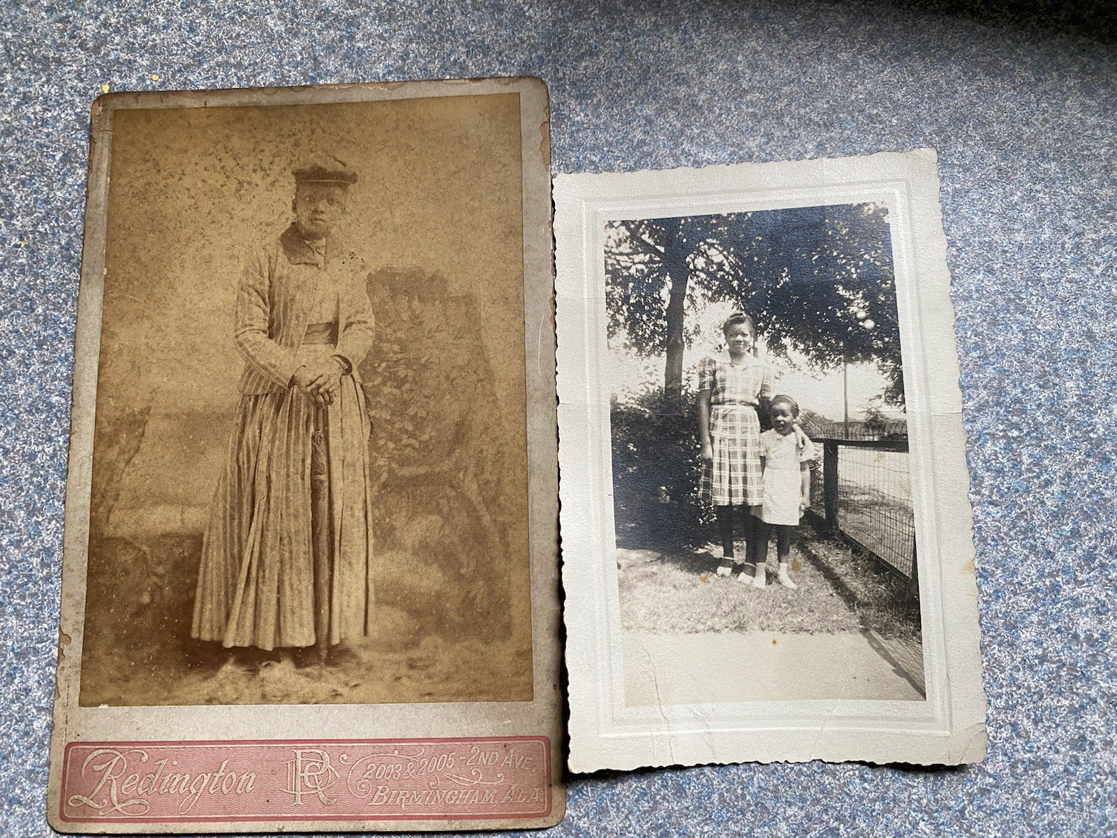 Vtg 1890’s African American Lady Daughter Birmingham Alabama Cabinet Card Photo