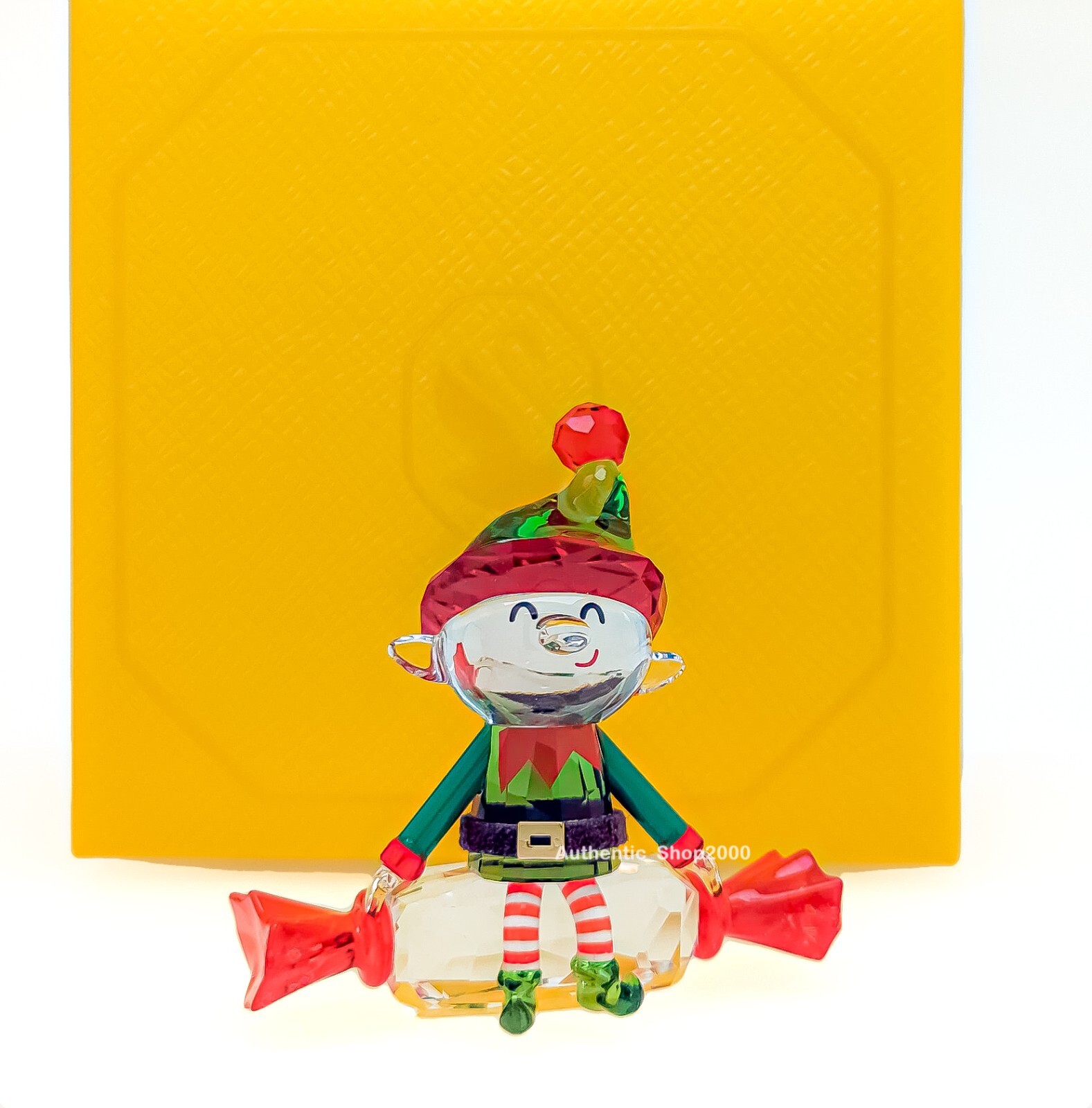 New 100% SWAROVSKI Holiday Cheers Dulcis  Elf Christmas Deco Figurine 5655435