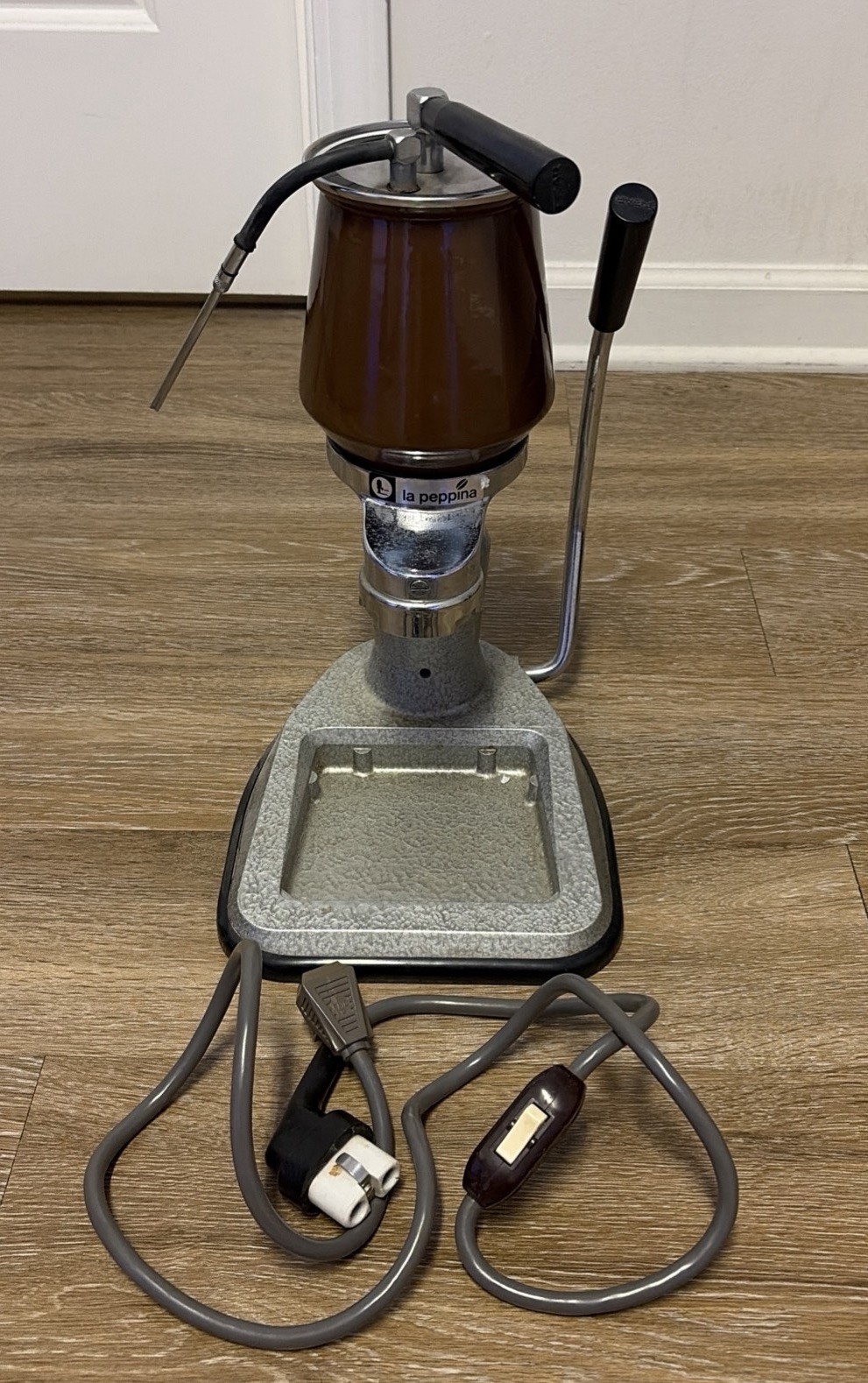 Vintage Lever Coffee Machine FE-AR MILANO LA PEPPINA Second Series Italy READ