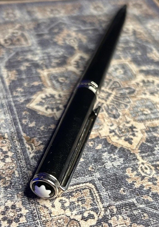 MONTBLANC VINTAGE 1992 NOBLESSE PLATINUM OBLIGE BALLPOINT GOOD VTG CONDITION 