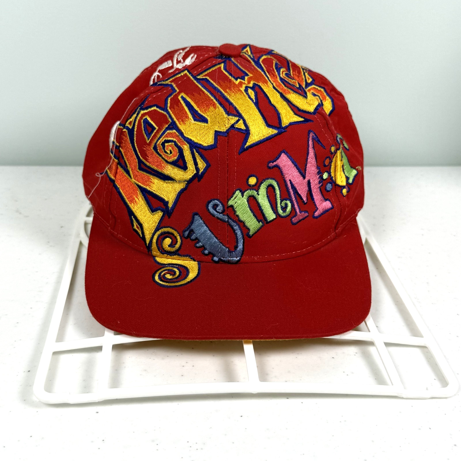 Vintage Coca-Cola Red Hot Summer Hat 90s The Game Big Logo Snapback Soda Pop Cap