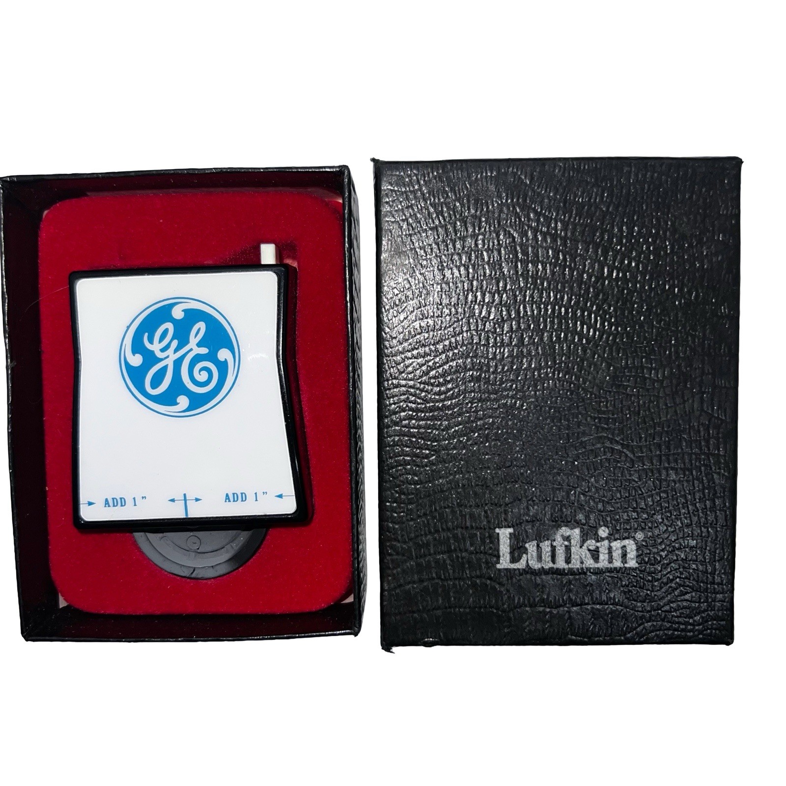 Vintage Lufkin GE Counter Tool in Box – General Electric Promo Measuring Device