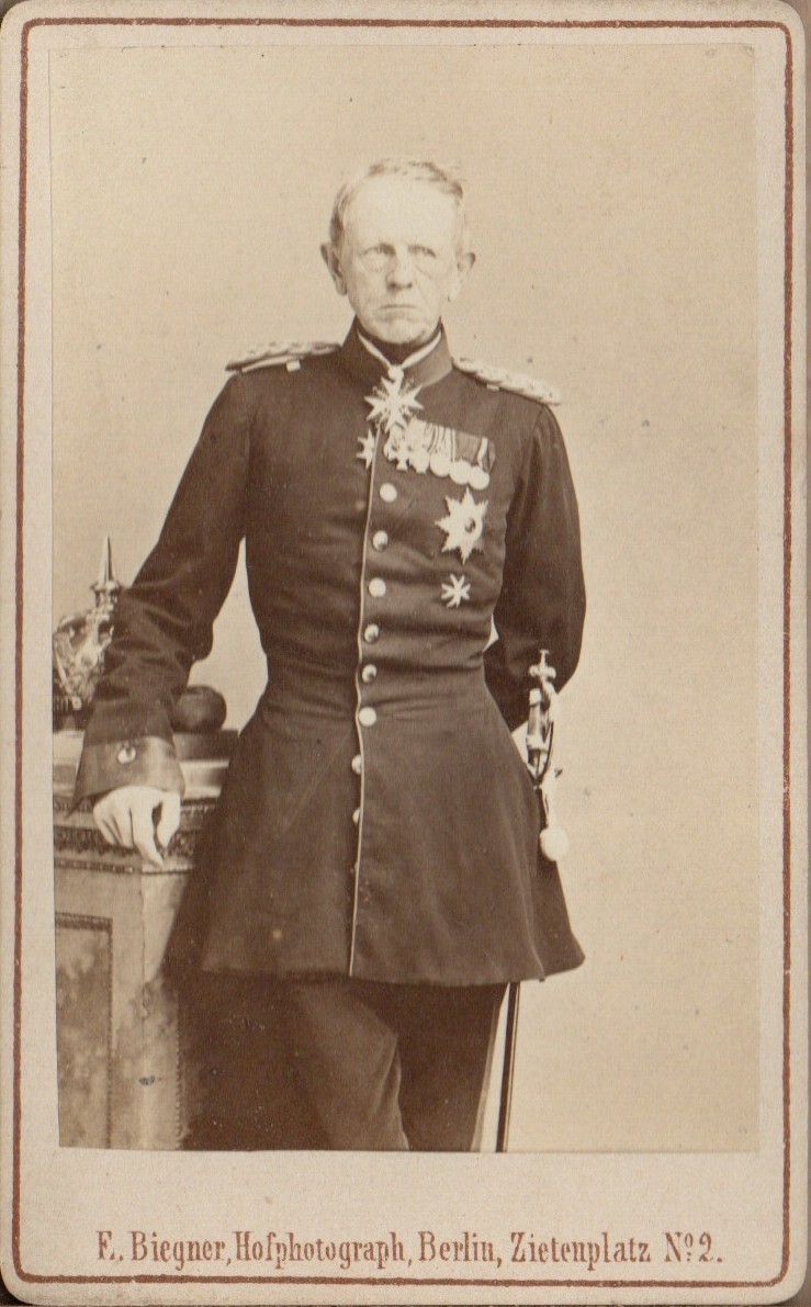 GERMAN MILITARY CDV PRUSSIAN ARMY GENERAL & FIELD MARSHAL MOLTKE UNIFORM