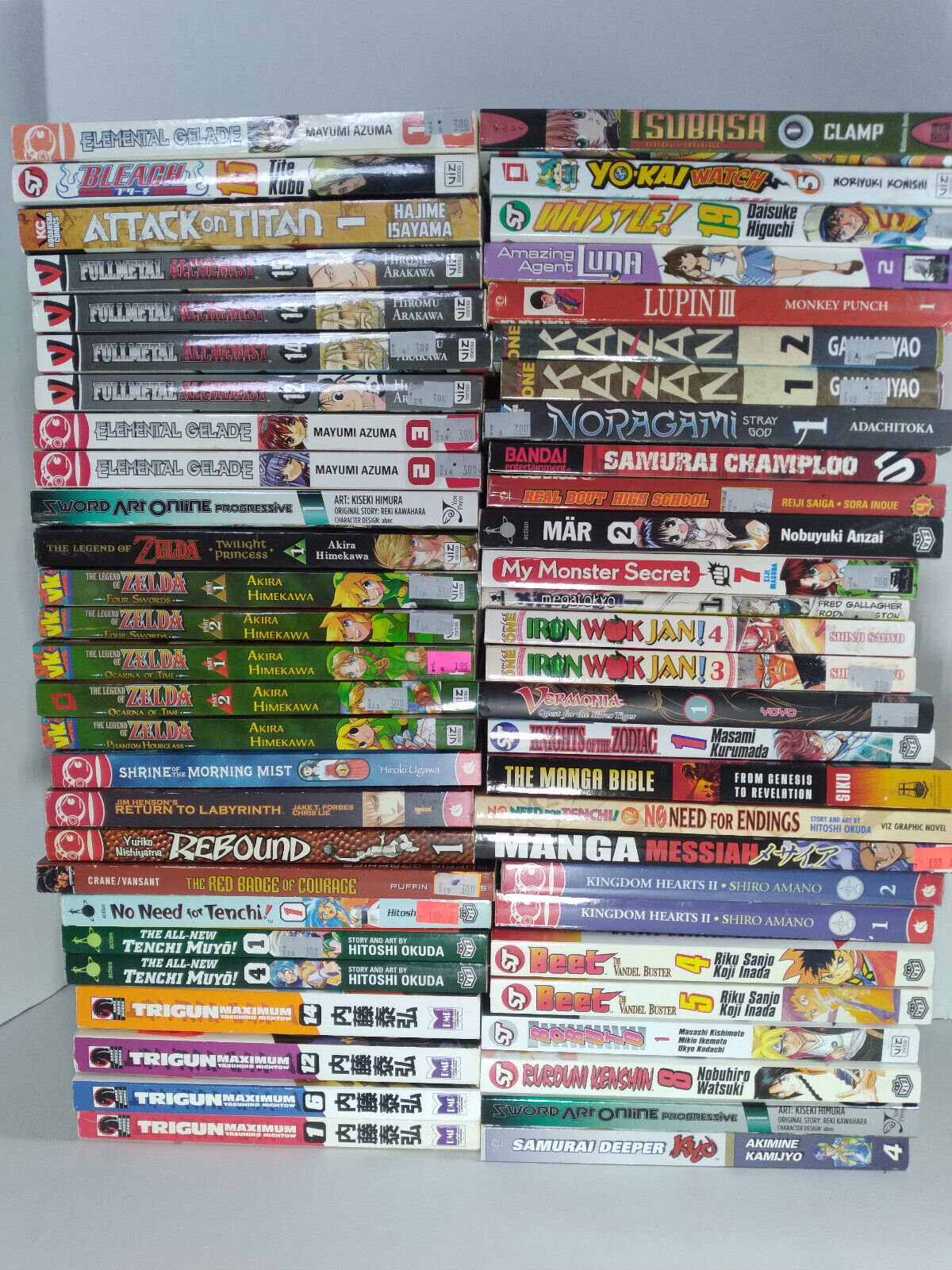 Manga Assorted Lot Mixed English Shonen Jump ($8.99ea) Trigun Zelda Tenchi Kazan