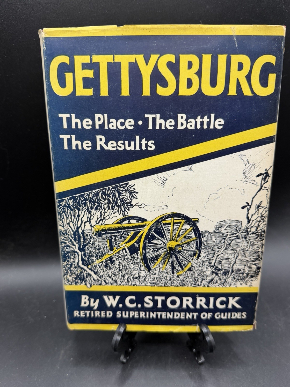 Vintage 1932 Gettysburg Place Battles Outcome Book WC Storrick Civil War
