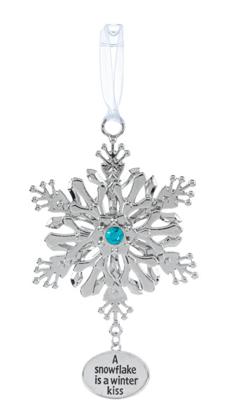 Ganz Spinning Snowflake ornament \