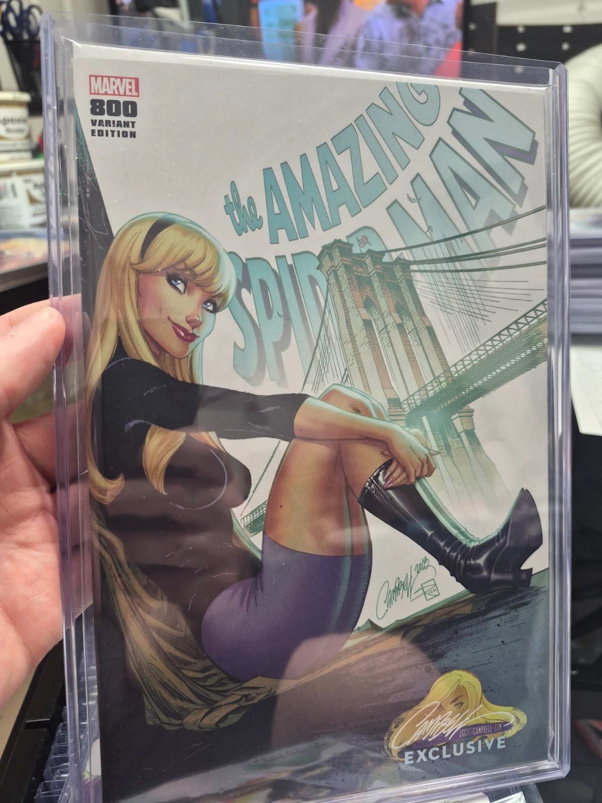 Amazing Spider-Man 800 2018 F Gwen Stacy Campbell $10 FLAT COMBINED SHIPPING