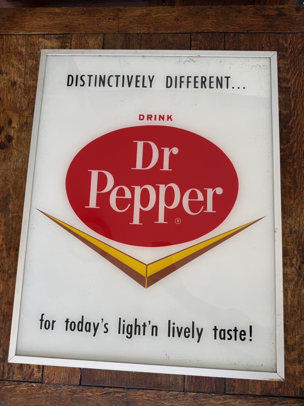 Dr Pepper 1960s Sign