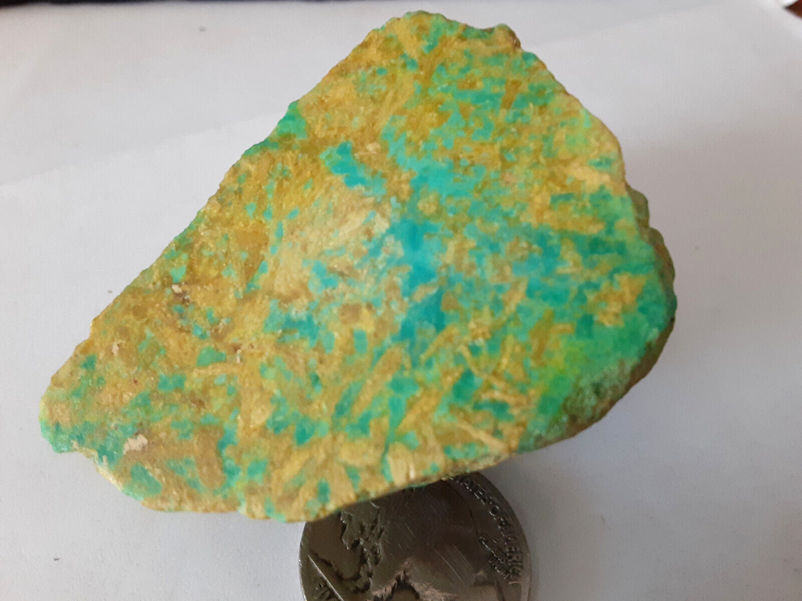 Turquoise 1.89 oz 53.7 gr. GORGEOUS  Green Colors MAKE OFFERS 